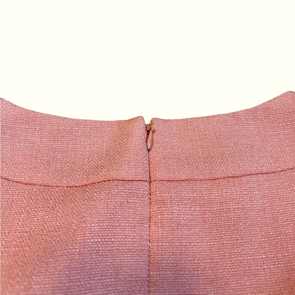 PRESTON & YORK 100% Polyester Coral Sleeveless Dress Women Size 8 - Picture 4 of 8